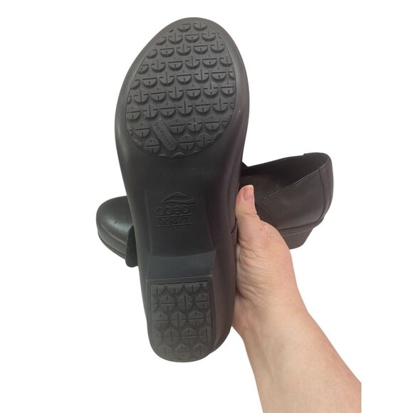 Abeo Women's Size 8.5 Black Mary Jane Leather Causal Slip Resistant Heel Shoe - Picture 5 of 7